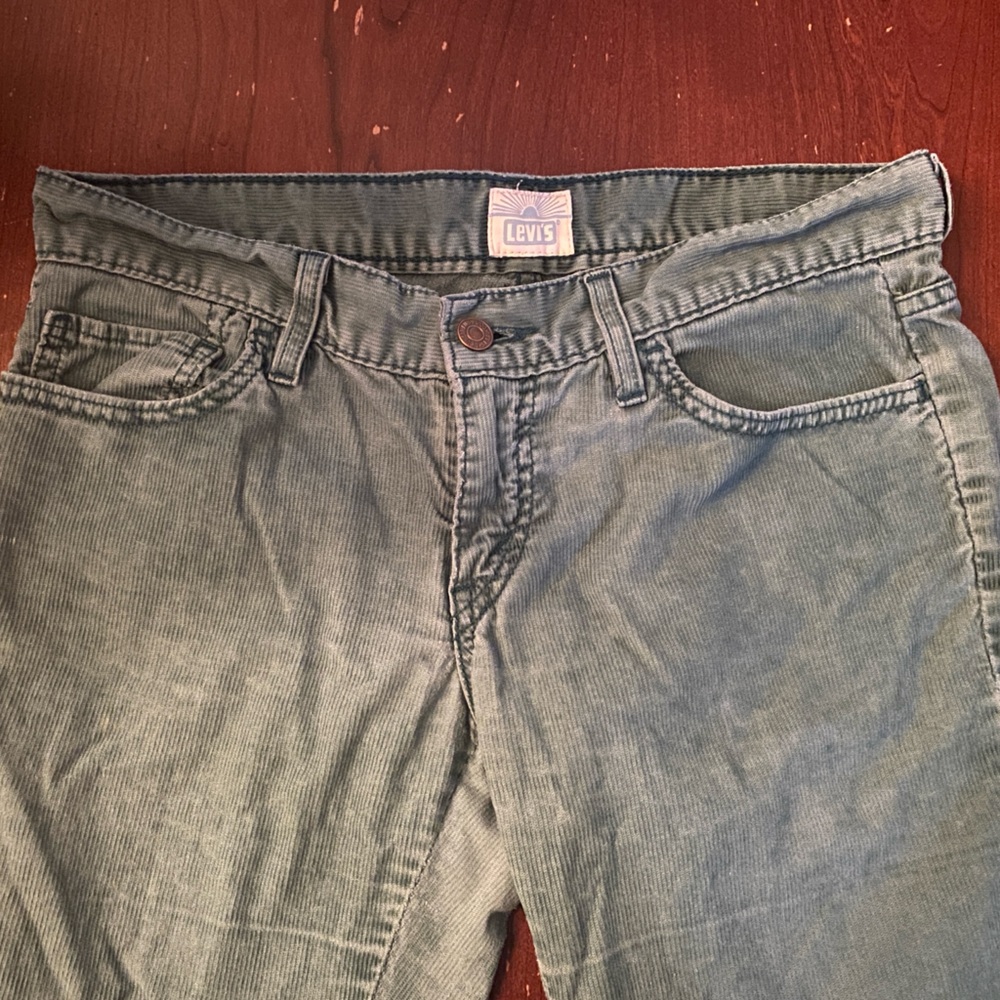 Vintage Levi green cords - vintage condition